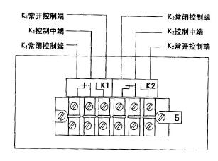 XWFJ-101、XQFJ-101型 單筆儀表控制部分接線(xiàn)端子圖